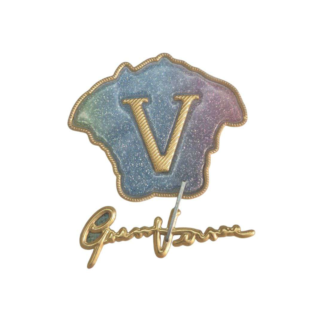 V Deisgn TPU Glitter Logo
