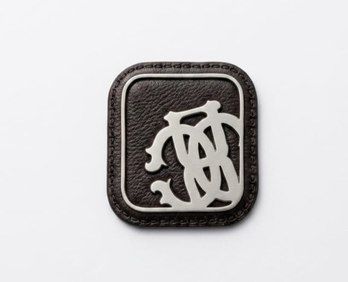 RC monogram metallic Heat Transfer Logo