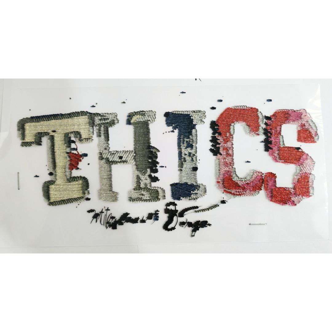 Thics Design - DTF Glitter Emboss  Sticker