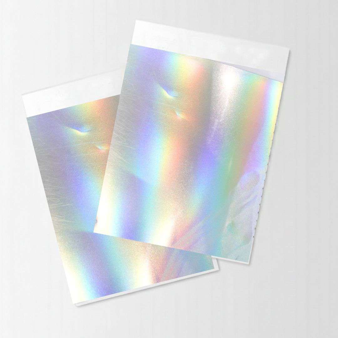 .06mm UV Printed Silver Multi Color High-density vinyl (131)