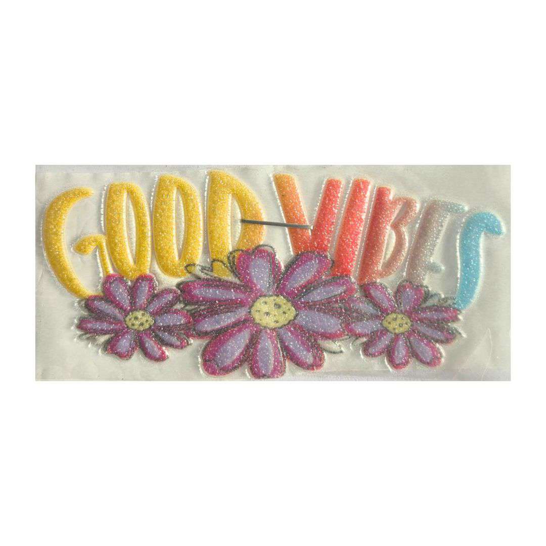 Good Vibes TPU Glitter Logo