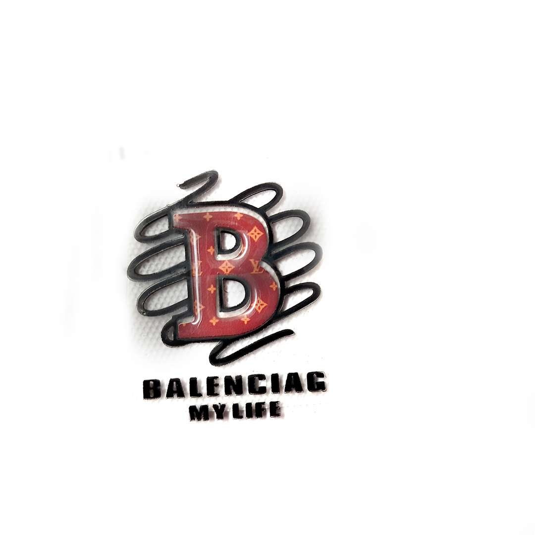 Balenciag My Life Silicon Raiging logo