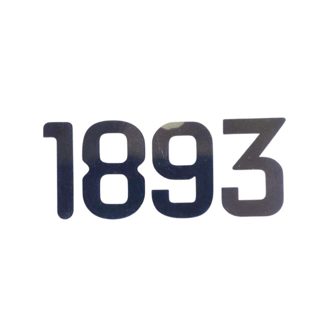 1893 Back Side Silicone Country Logo