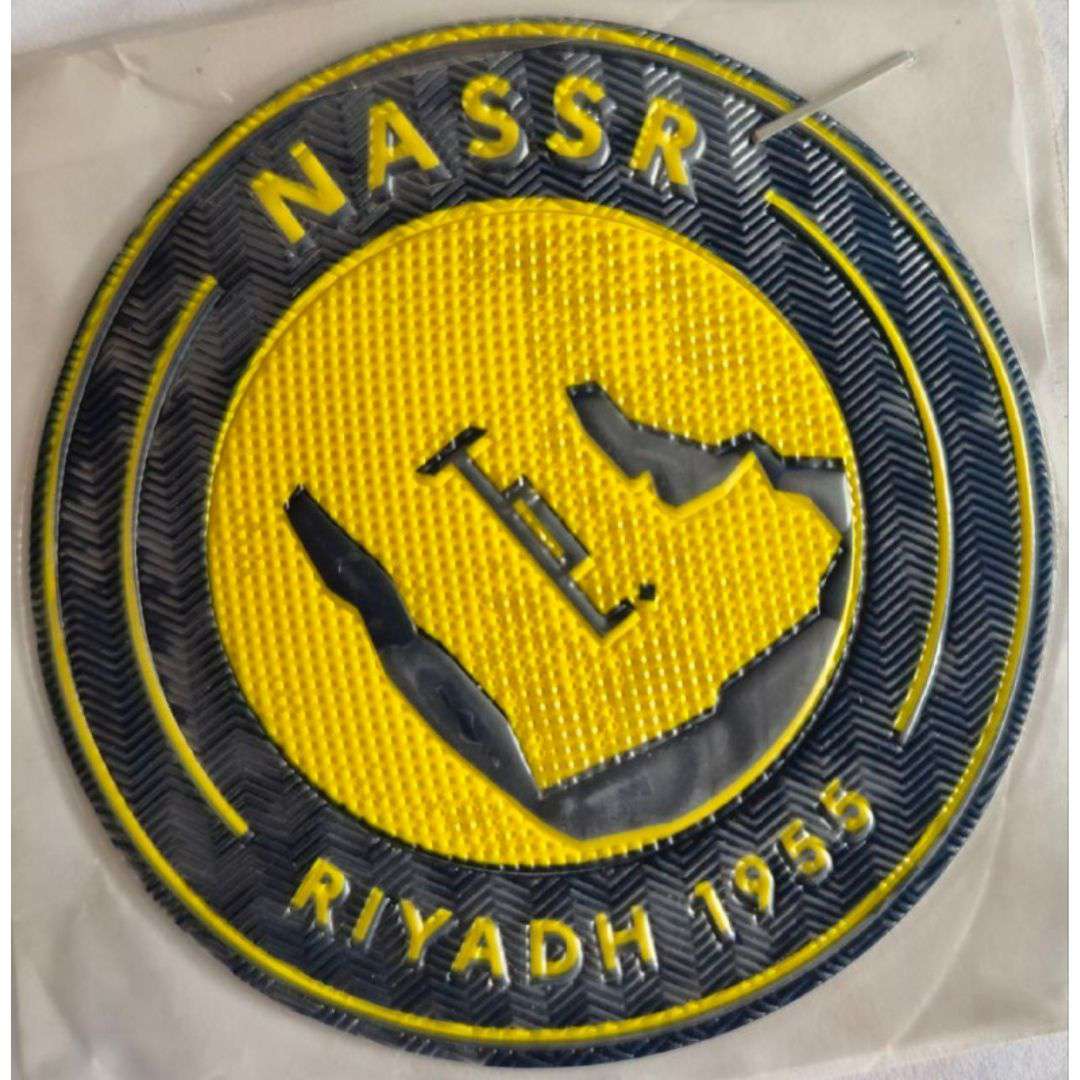 Al Nassr Black & Yellow TPU Club Logo