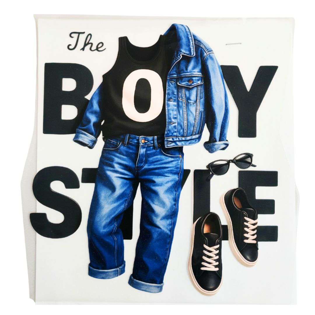The Boy Style - DTF Emboss Sticker