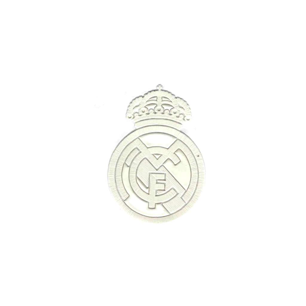 Real Madrid White &  Biscuit TPU Club Logo