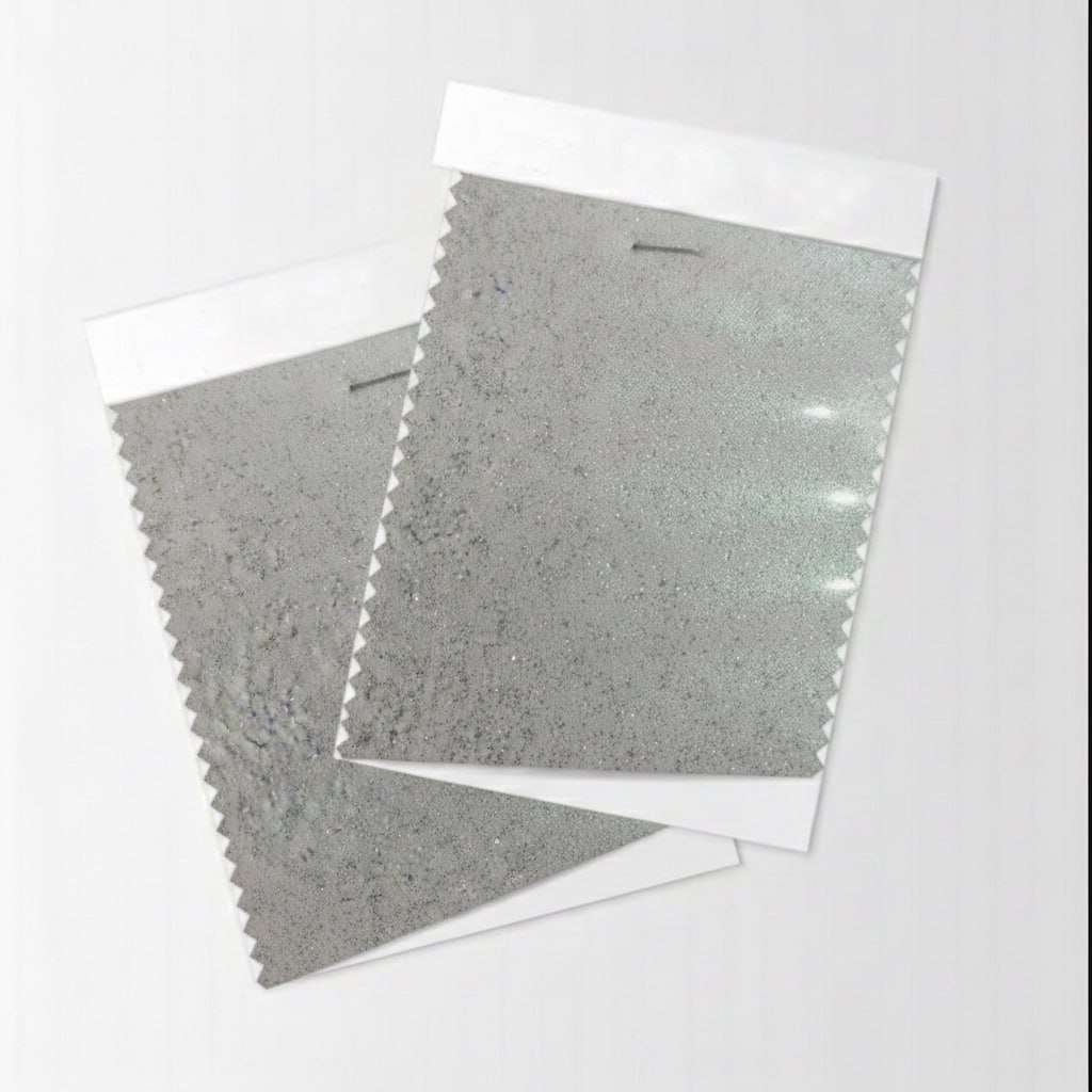 Pink-White Color Glitter PU Vinyl