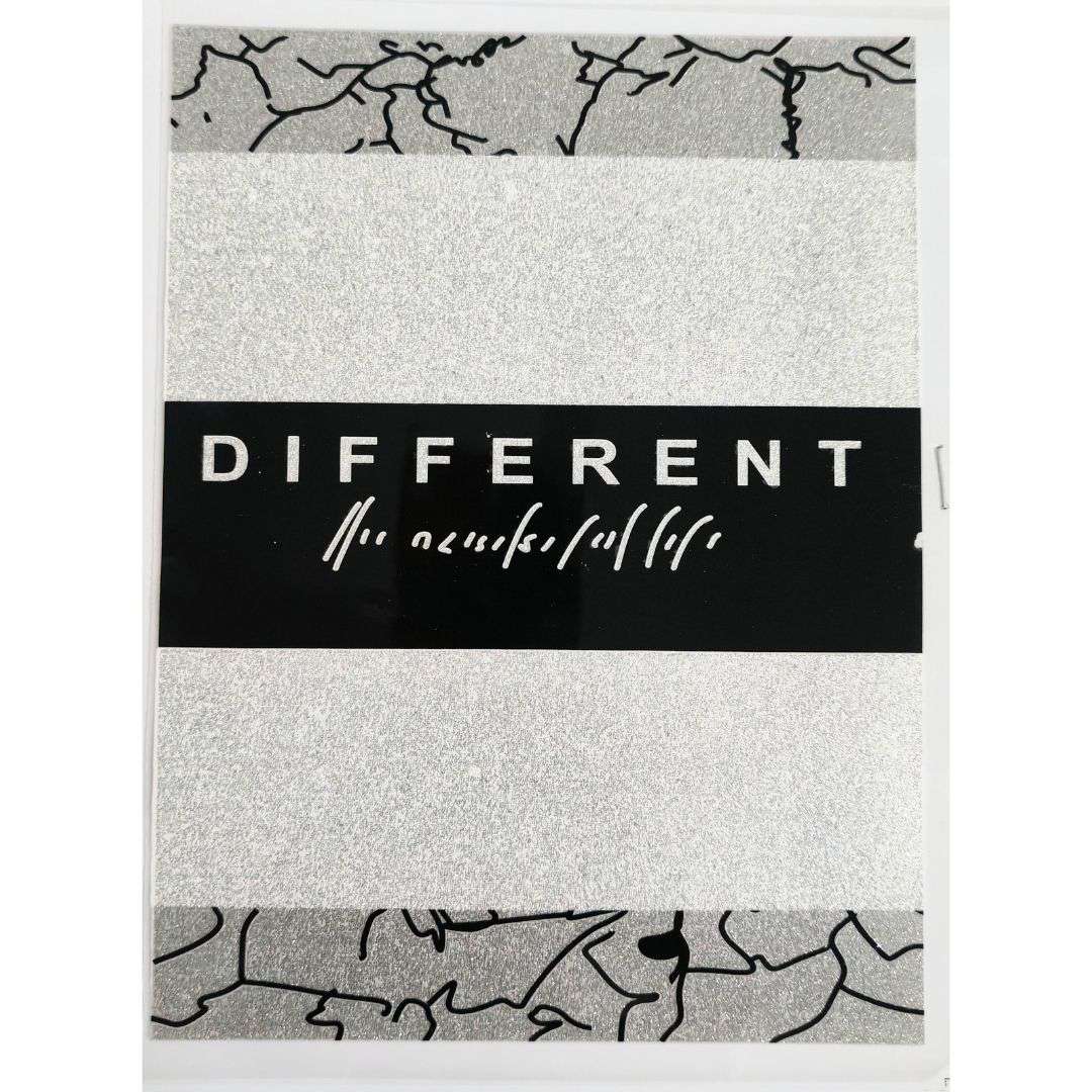 Different Design - DTF Glitter Emboss  Sticker