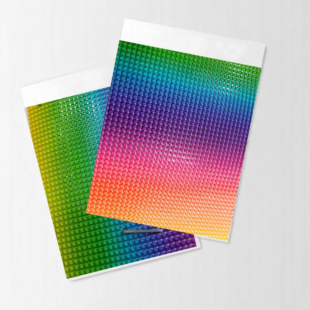 Water Drop Rainbow Multi Color Vinyl