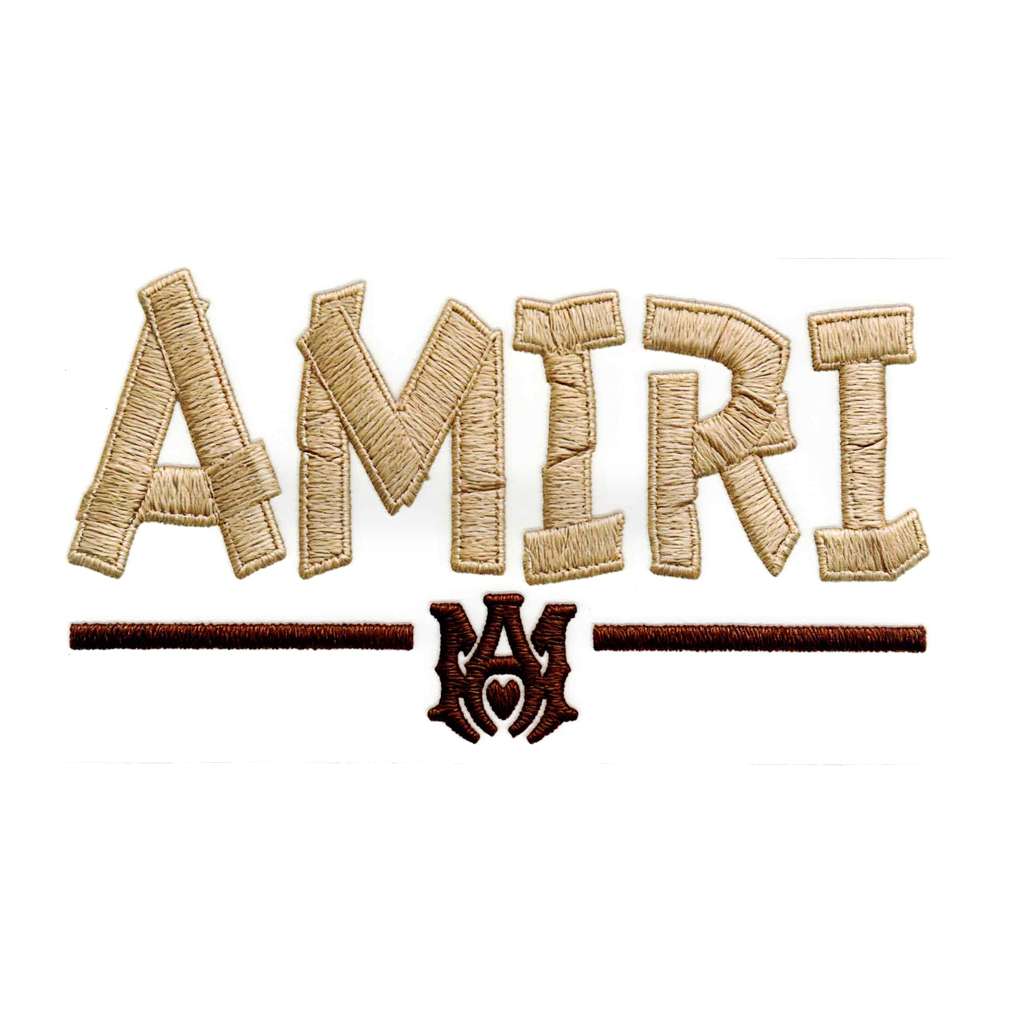Amiri DTF Emboss Heat transfer Sticker