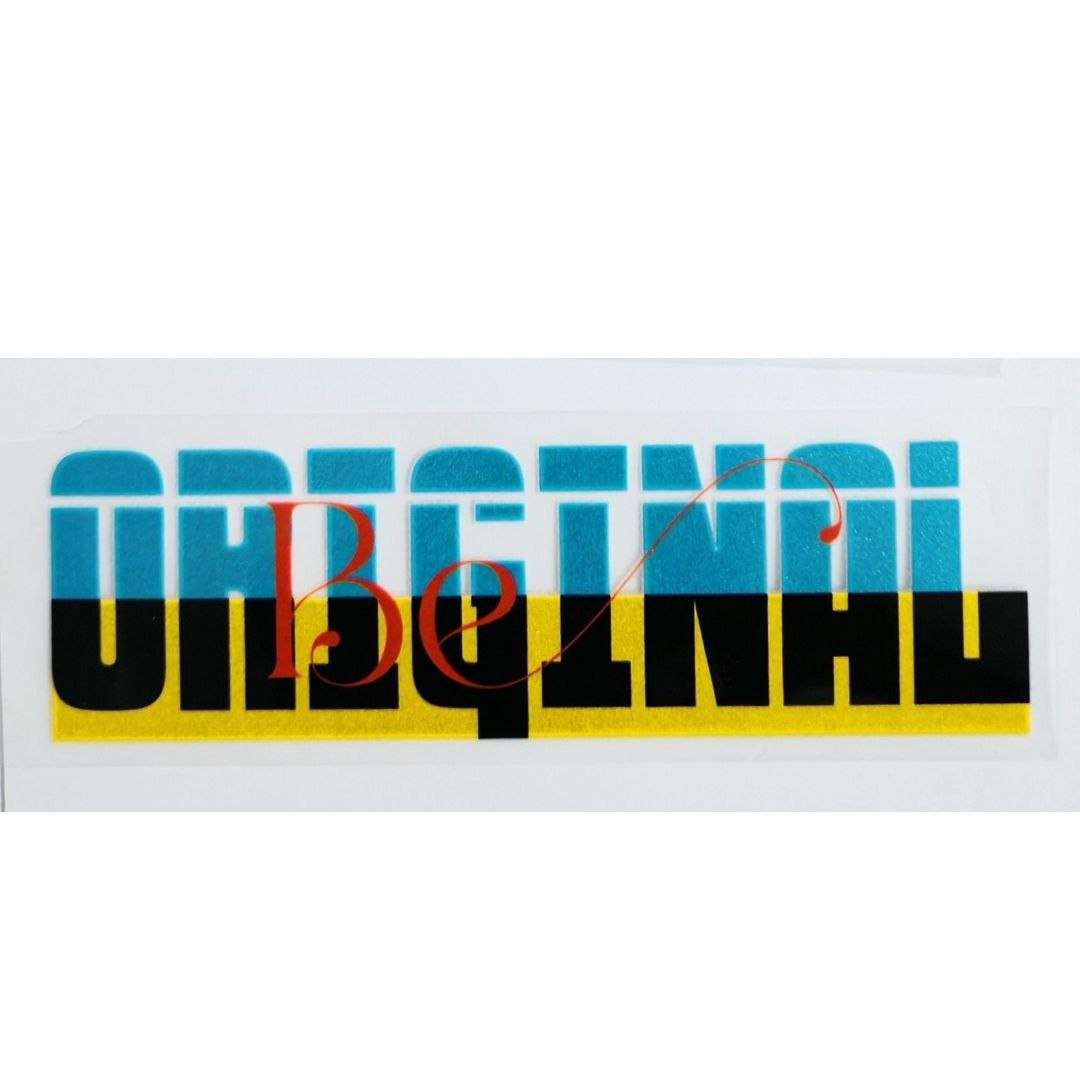 Be Original Design Kids DTF Emboss Stickers