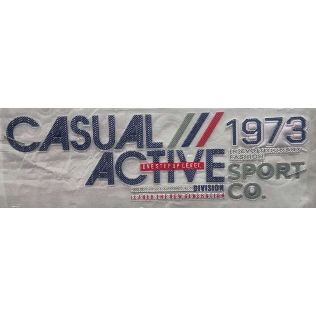 Casual Active Design TPU Chest Print