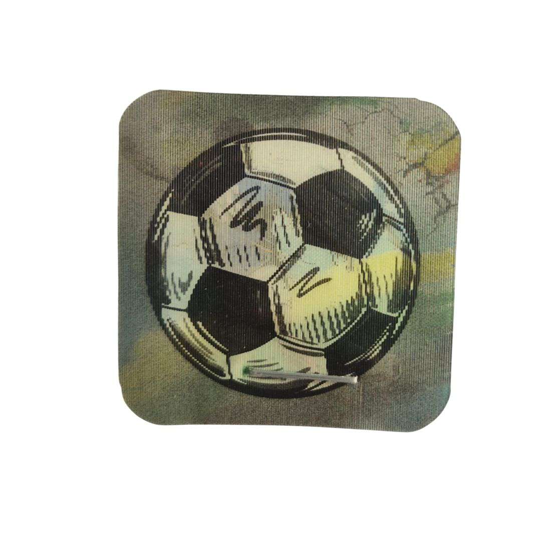 Football Square 3D Picture Logo