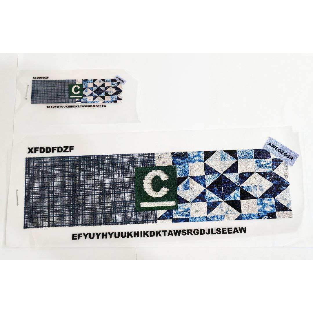 C Design - DTF Glitter Emboss  Sticker