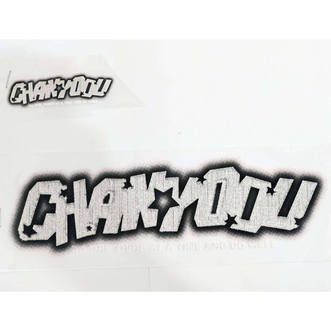 Chanyoou Design - DTF Glitter Emboss  Sticker