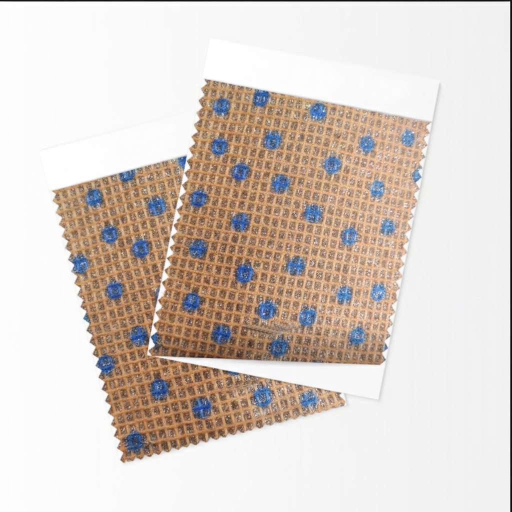 Textured Fabric Glitter Heat Transfer Vinyl (Brown Color)