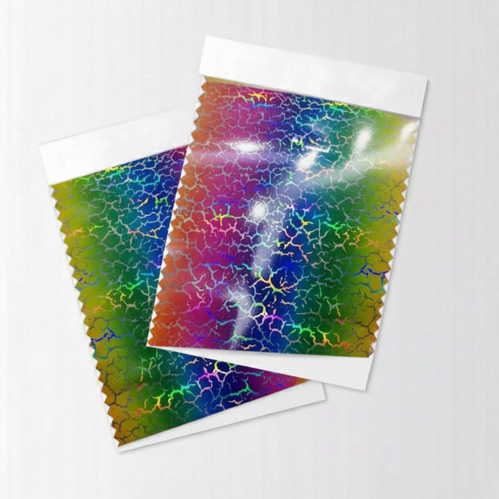 Multi Color Thunder Design PU Vinyl