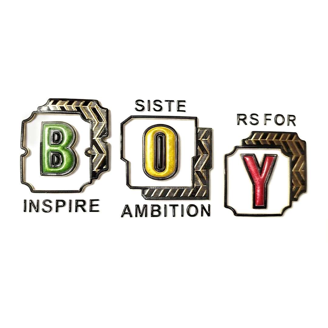 Boy TPU Embroidery Chest Print