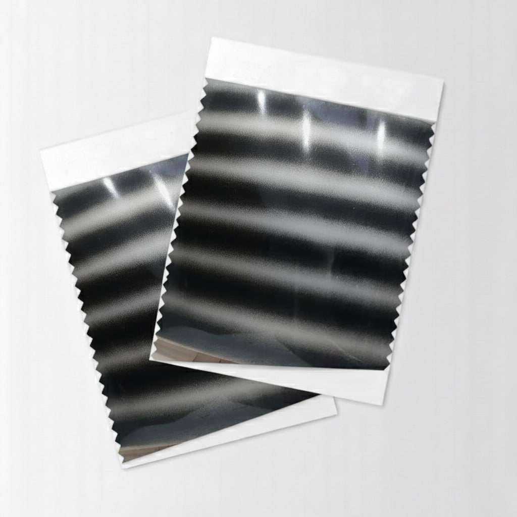UV Printed Black and Gray stripes Design High-density vinyl