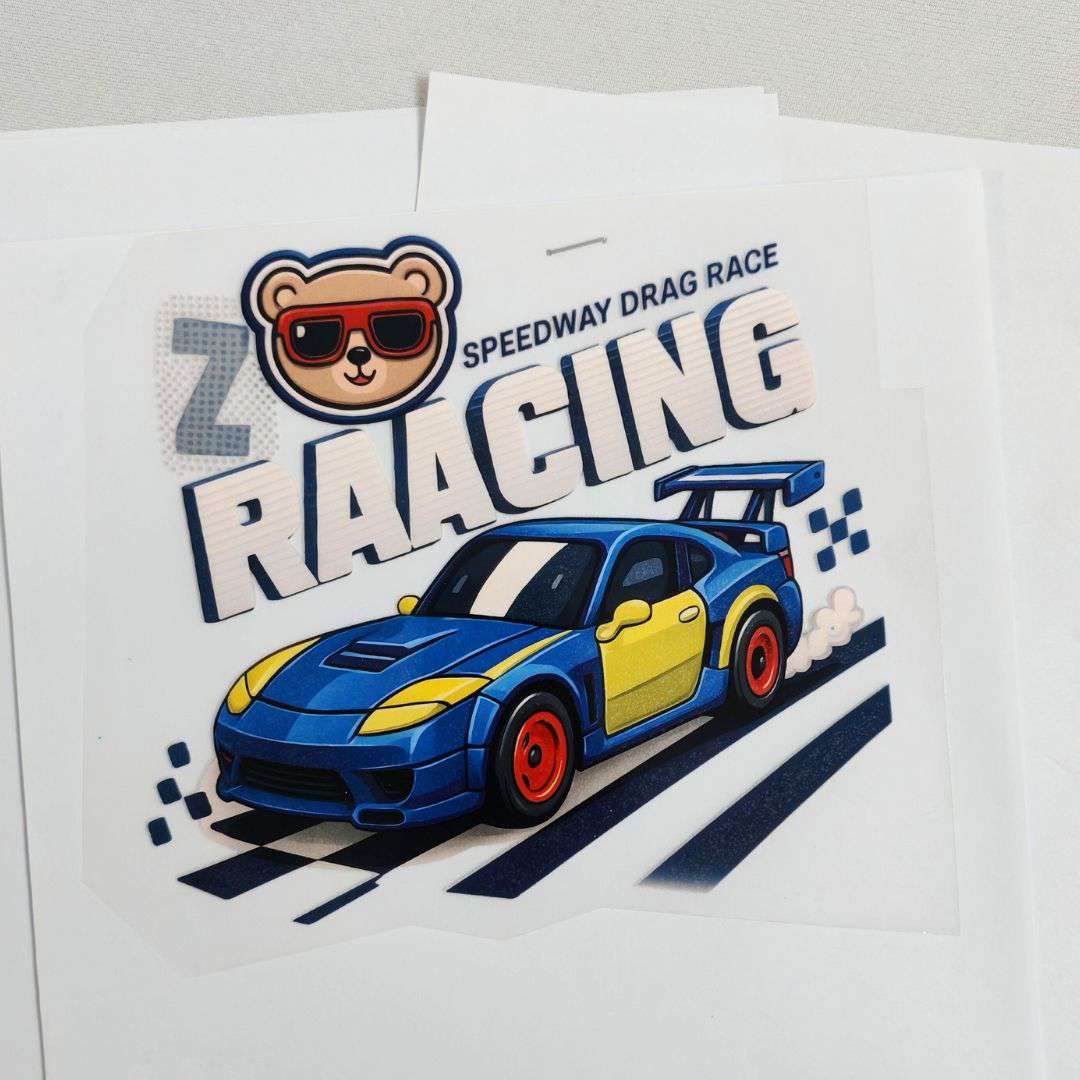 Z Speedway Drag Race Racing Design  - DTF Emboss Sticker
