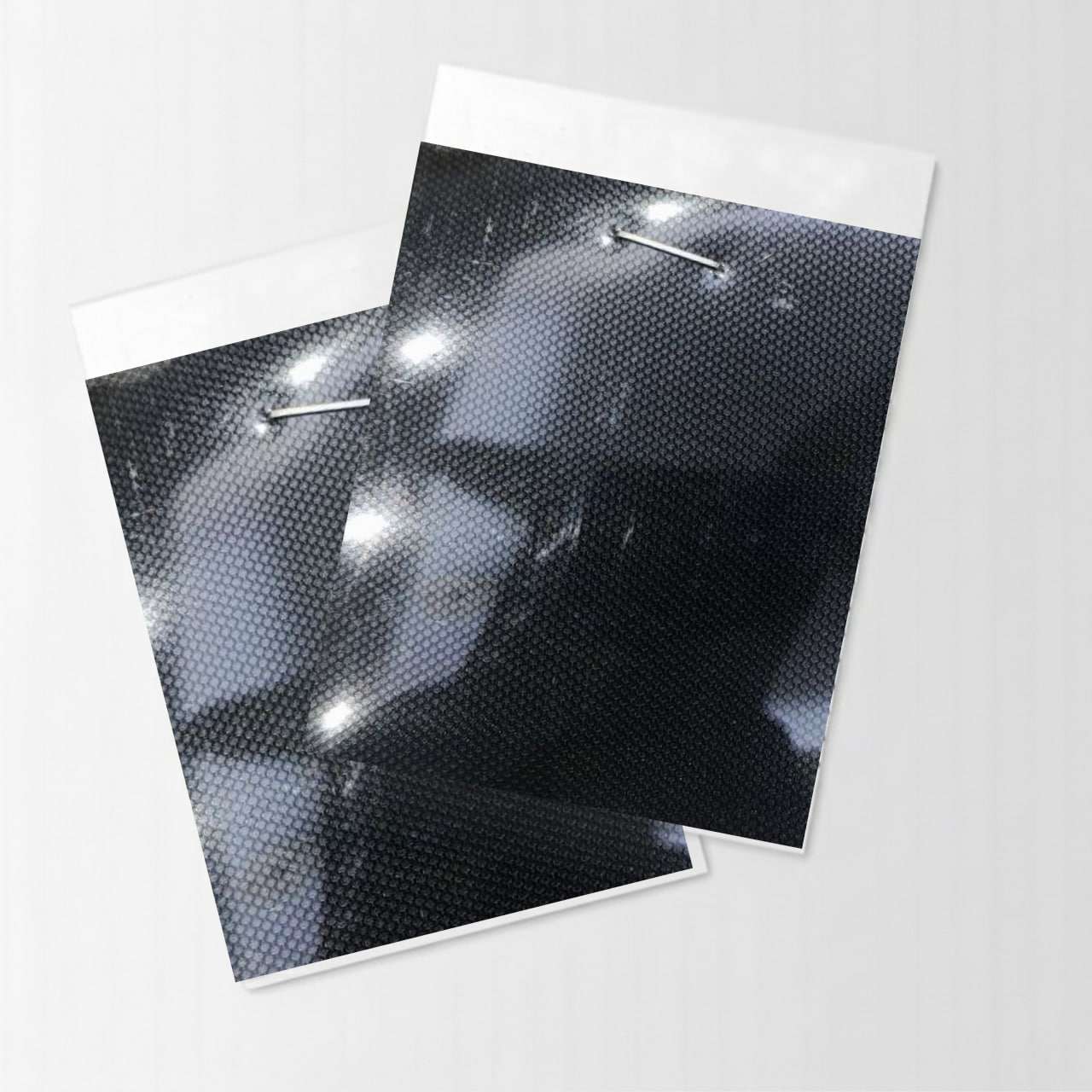 .06mm Round Dotted Design Black Color 2 layer High-density Vinyl