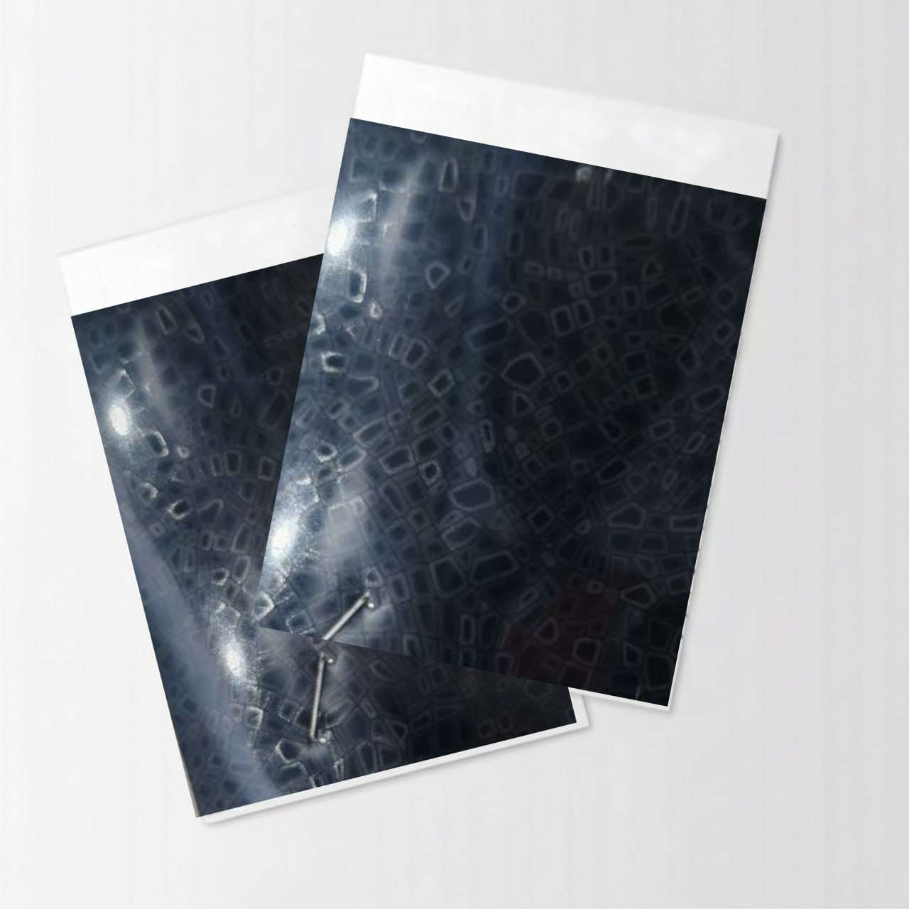 .05mm Mosaic Pattern Design Vampire Black Color High-density Vinyl