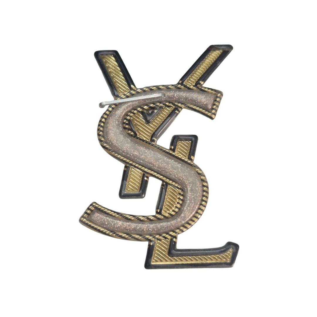 YSL TPU Glitter Logo
