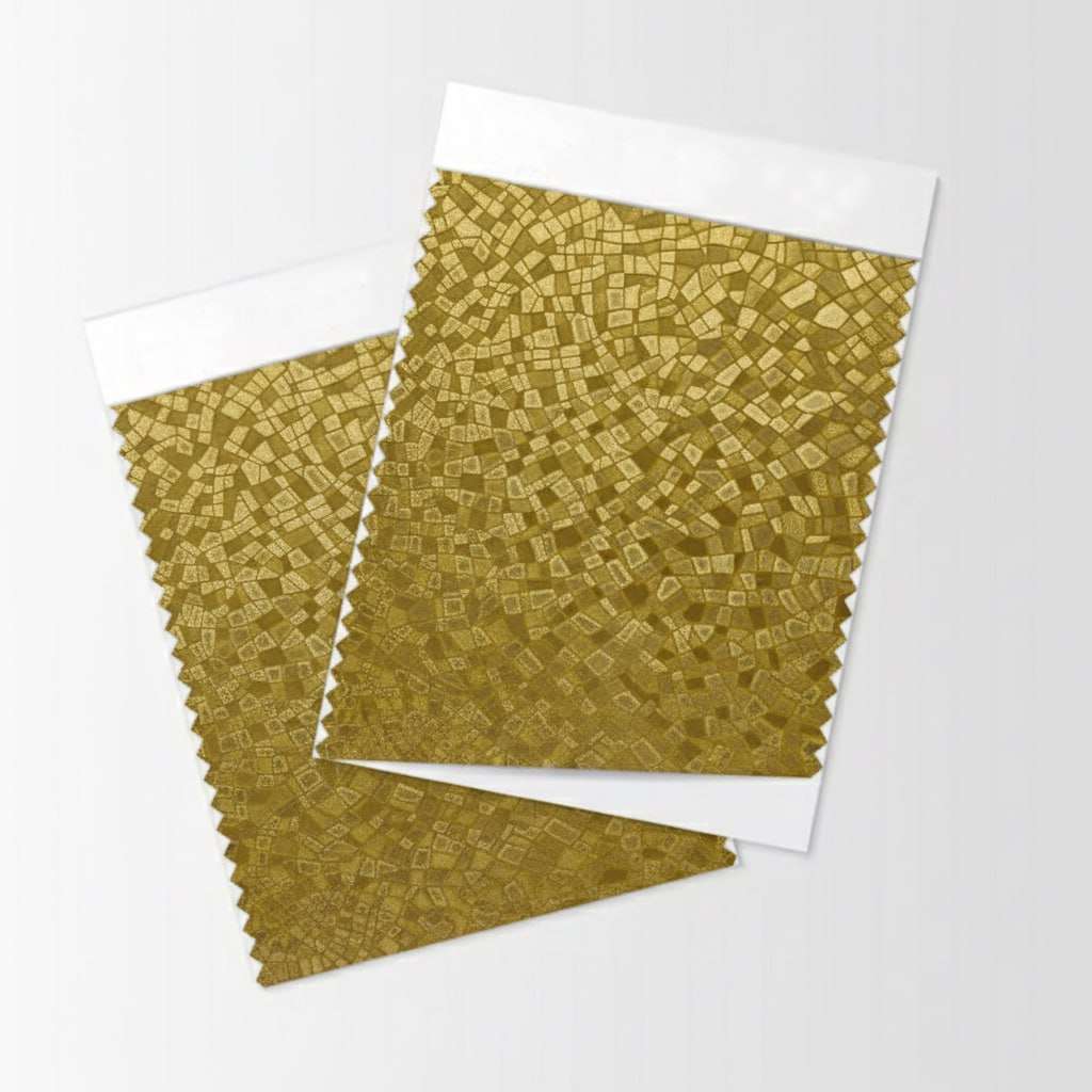 .05mm Mosaic Pattern Design Vampire Golden Color High-density Vinyl