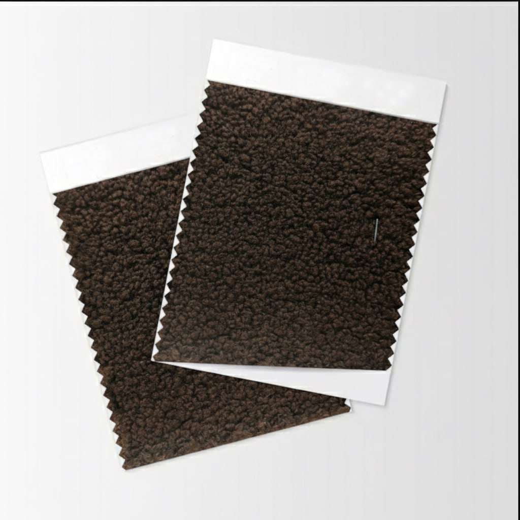 Sherpa Fabric Vinyl (Brown Color)