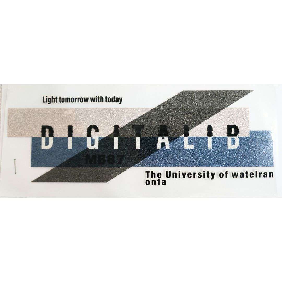 Digitalib Design - DTF Glitter Emboss  Sticker