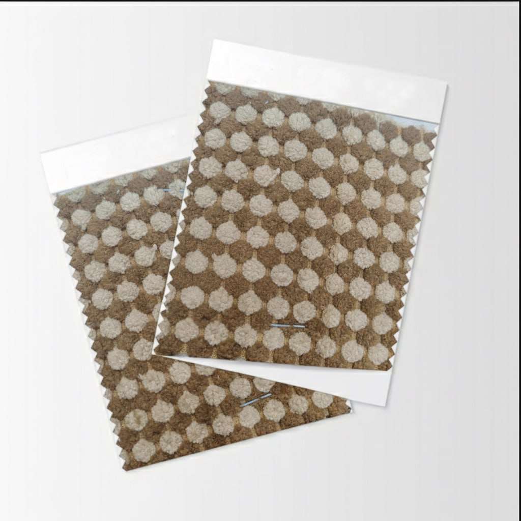 Bubble Dot Fabric Vinyl (Brown & Chocolate)