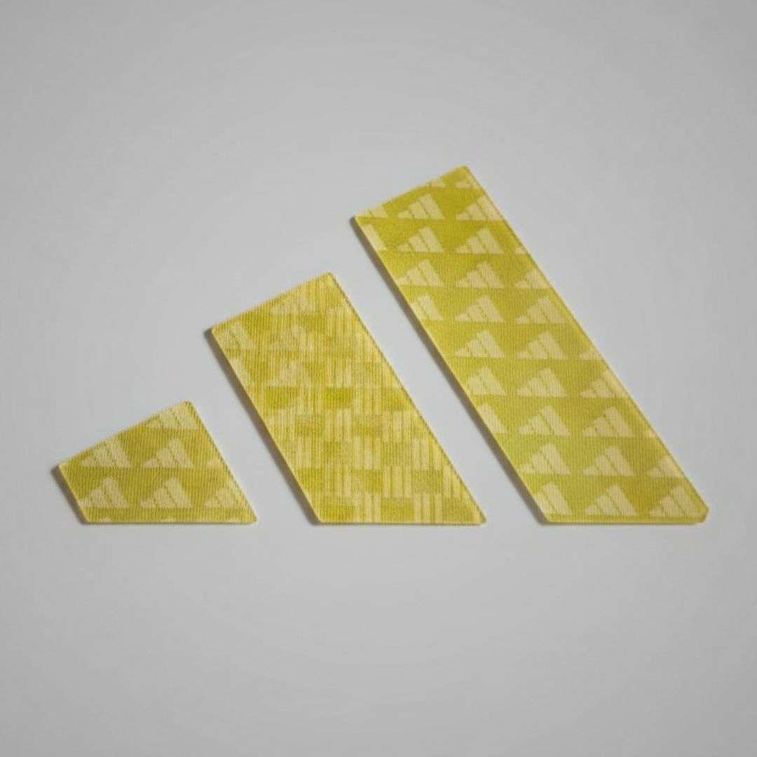 3D Adidas Golden Color TPU Country Logo