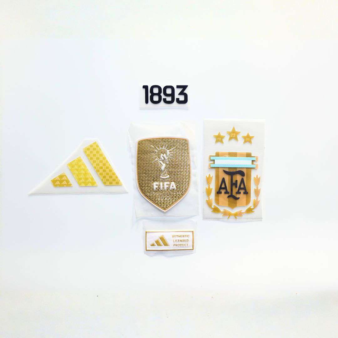 Argentina 5 Piece Set 3D Silicone Club Logo