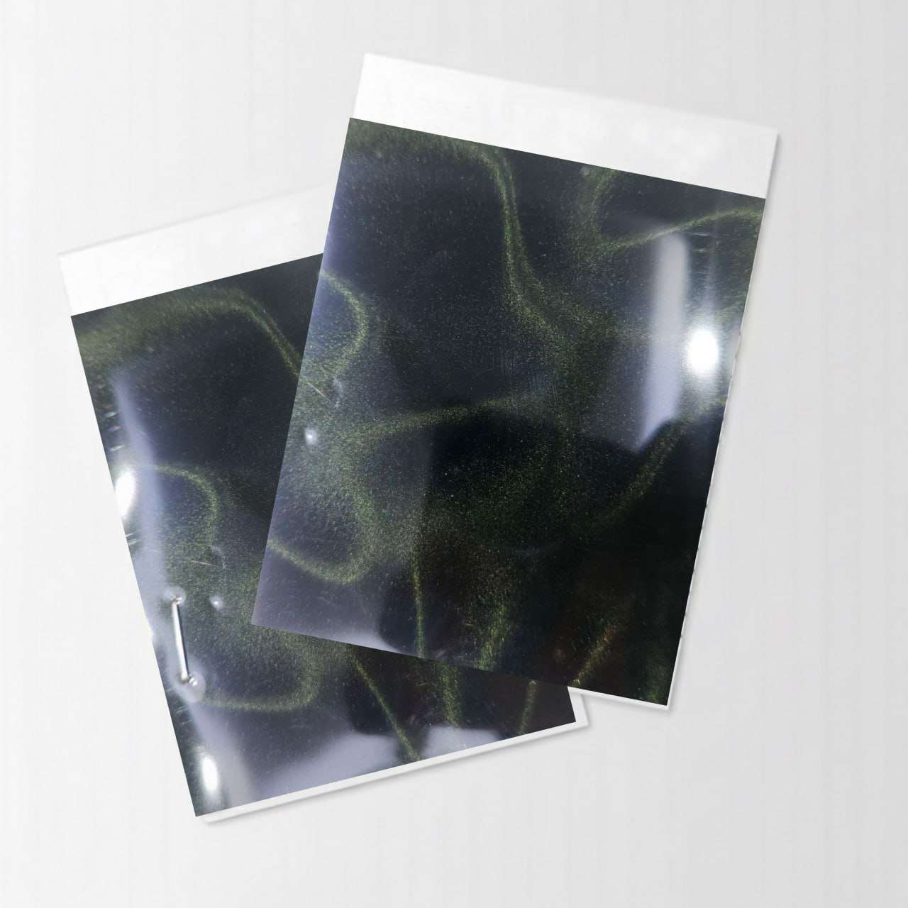 Smoke Design Black & Green Color Silicone High-density Vinyl