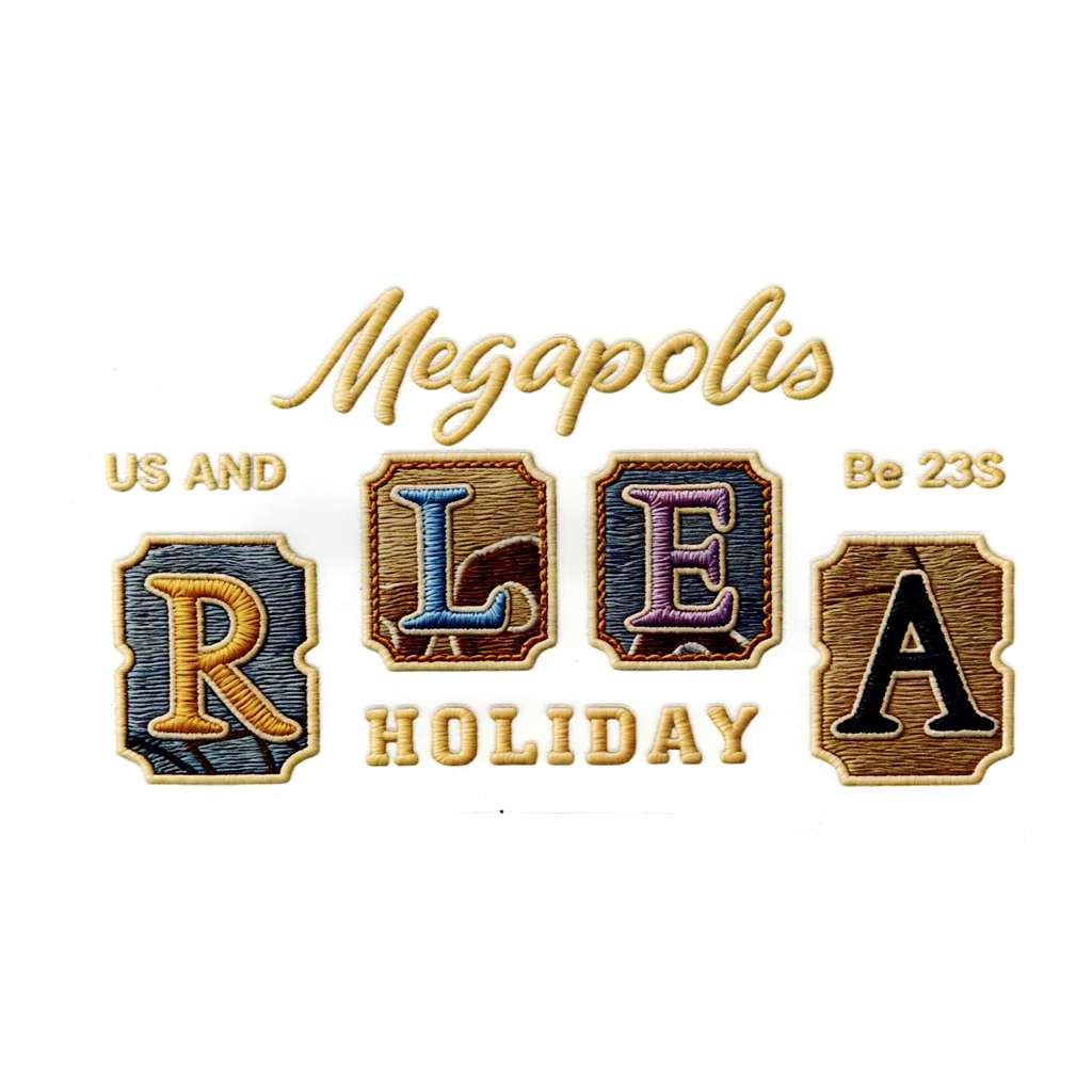 Real holiday DTF Emboss Heat transfer Sticker
