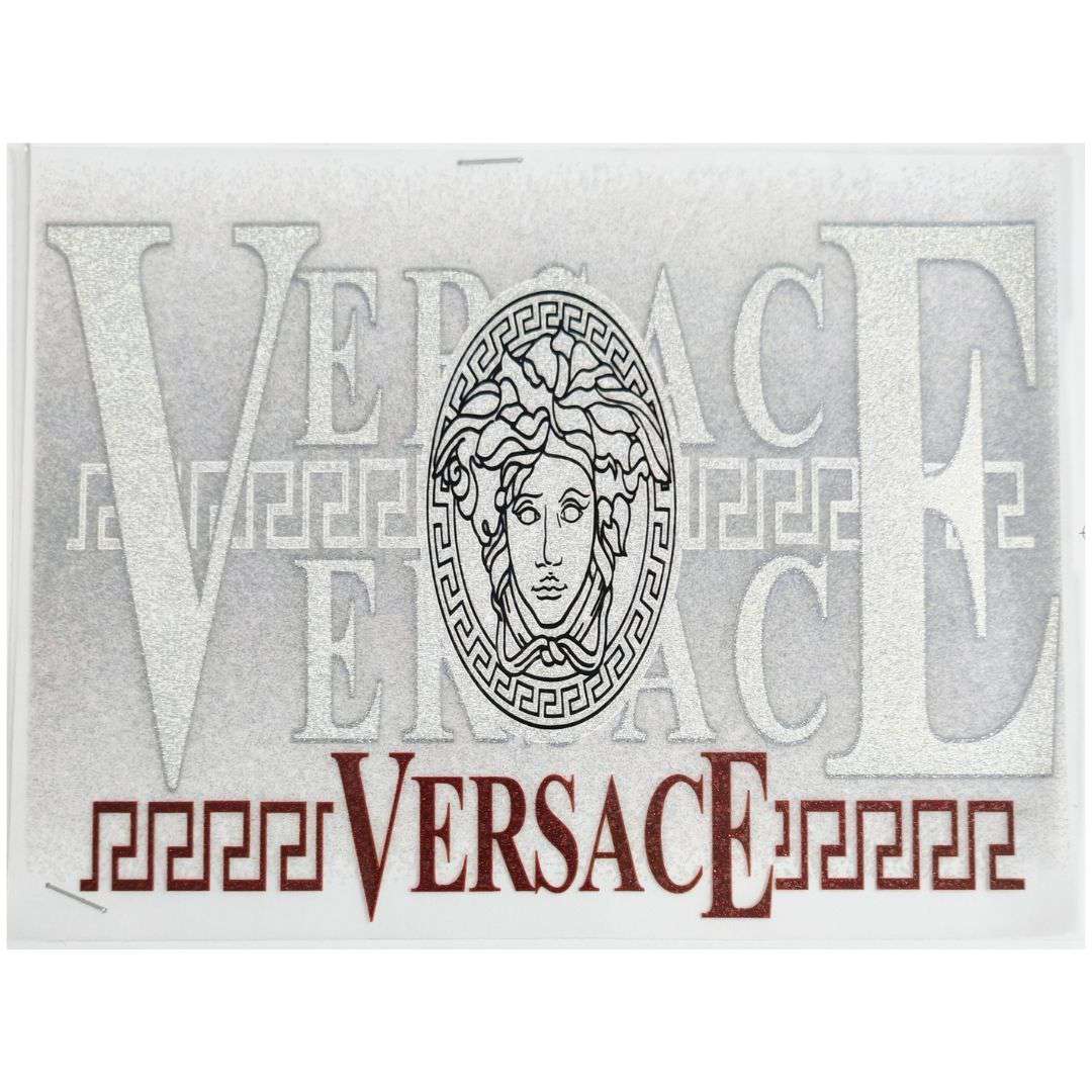 Versace Design - DTF Glitter Emboss  Sticker