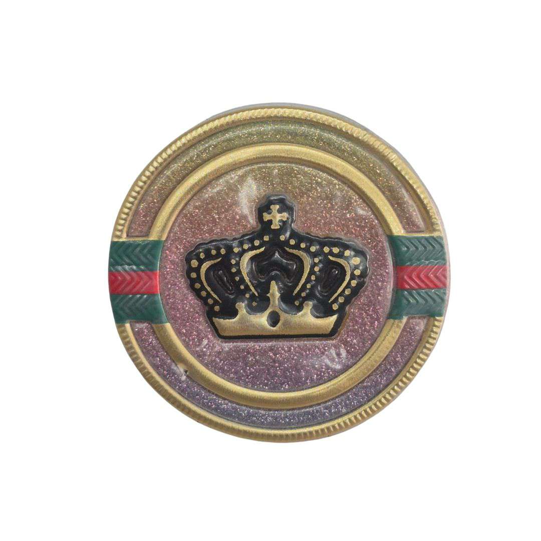 Crown TPU Glitter Logo