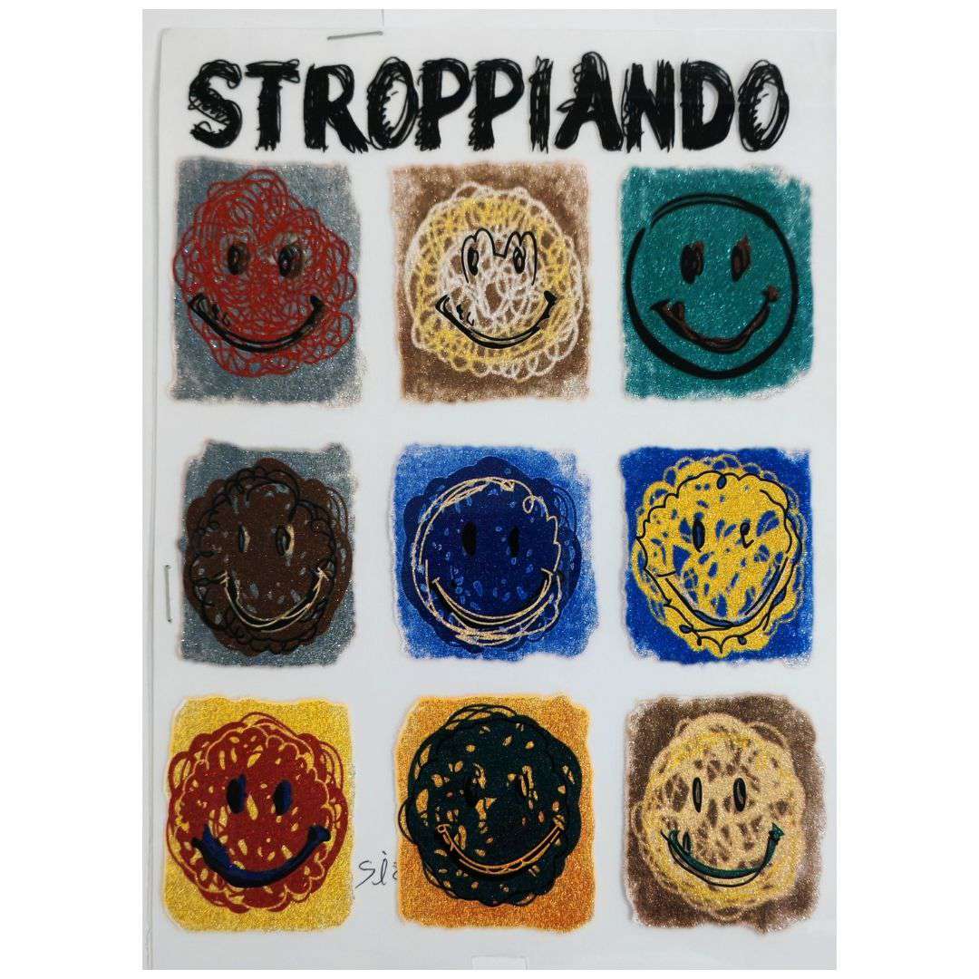 Stroppiando Design - DTF Glitter Emboss  Sticker