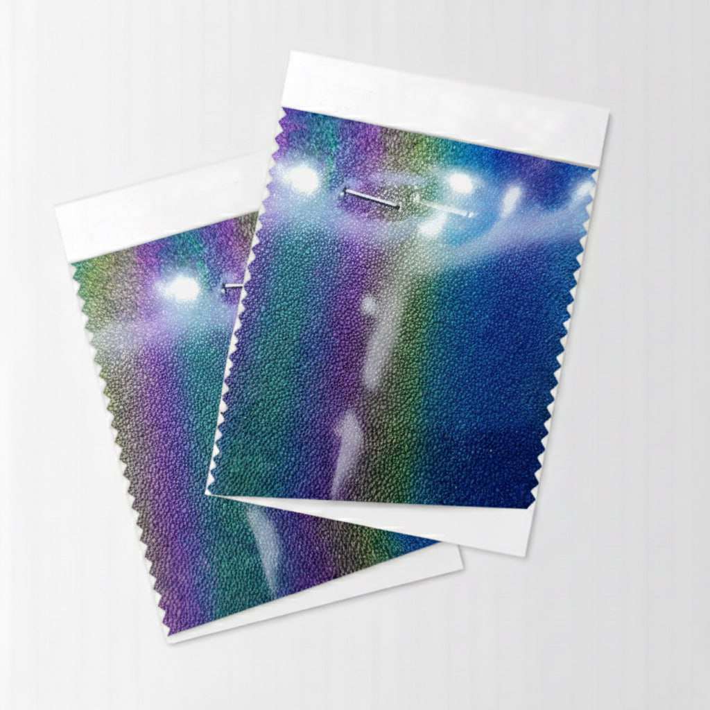 Dotted Design Rainbow Multi Color PU Vinyl