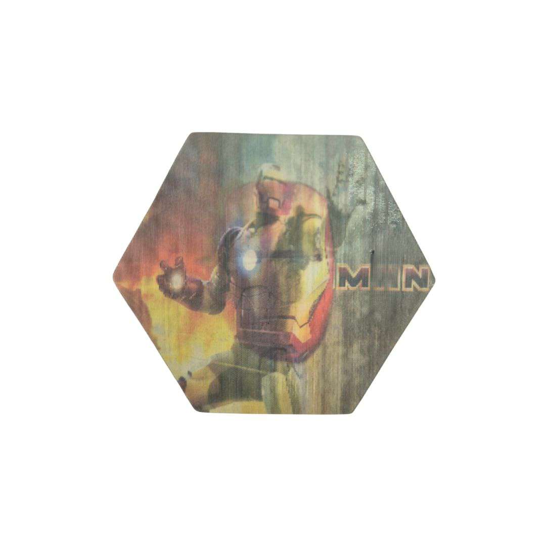 Ironman and Ironman Head 3D Picture Logo