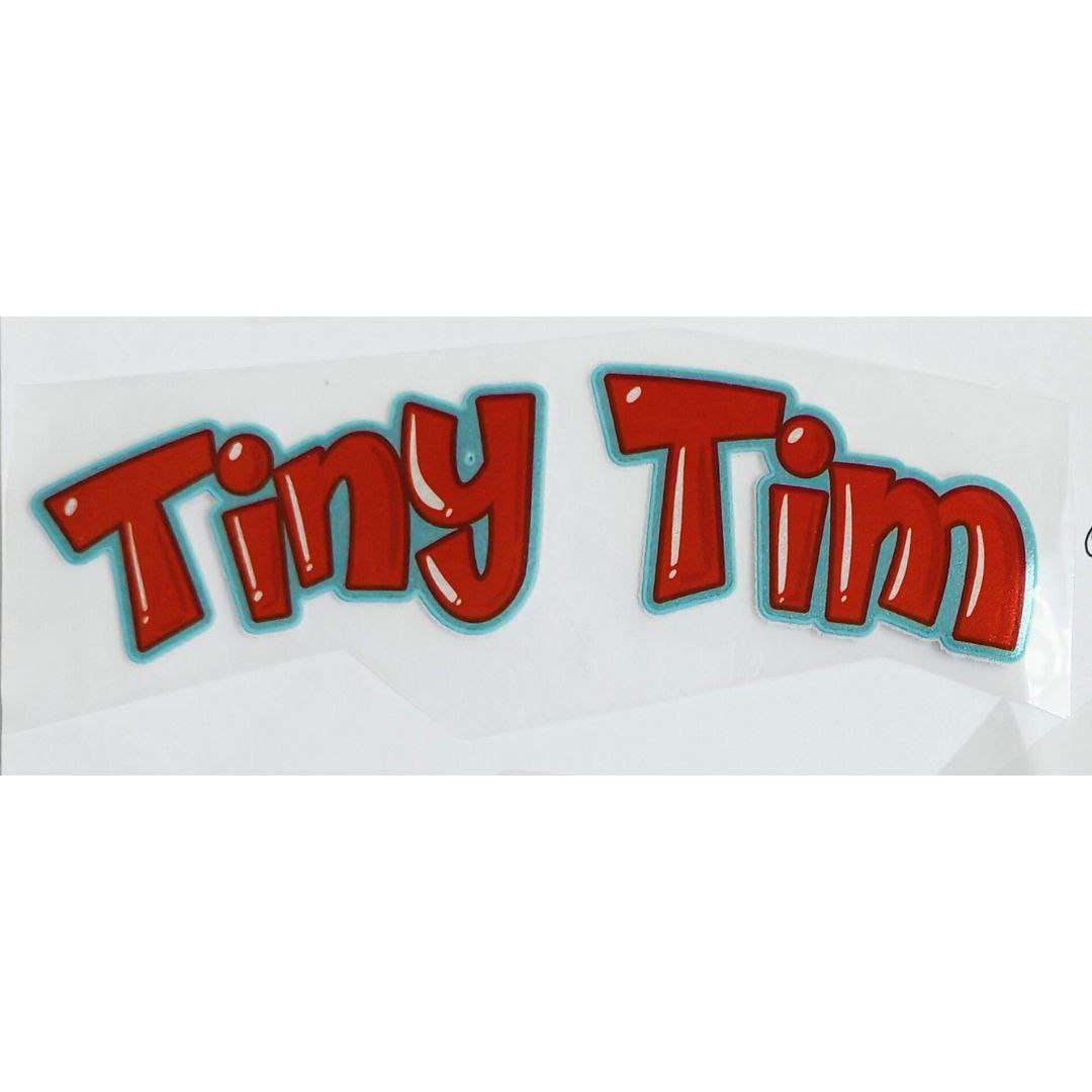 Tiny Tim Design Kids DTF Emboss Stickers