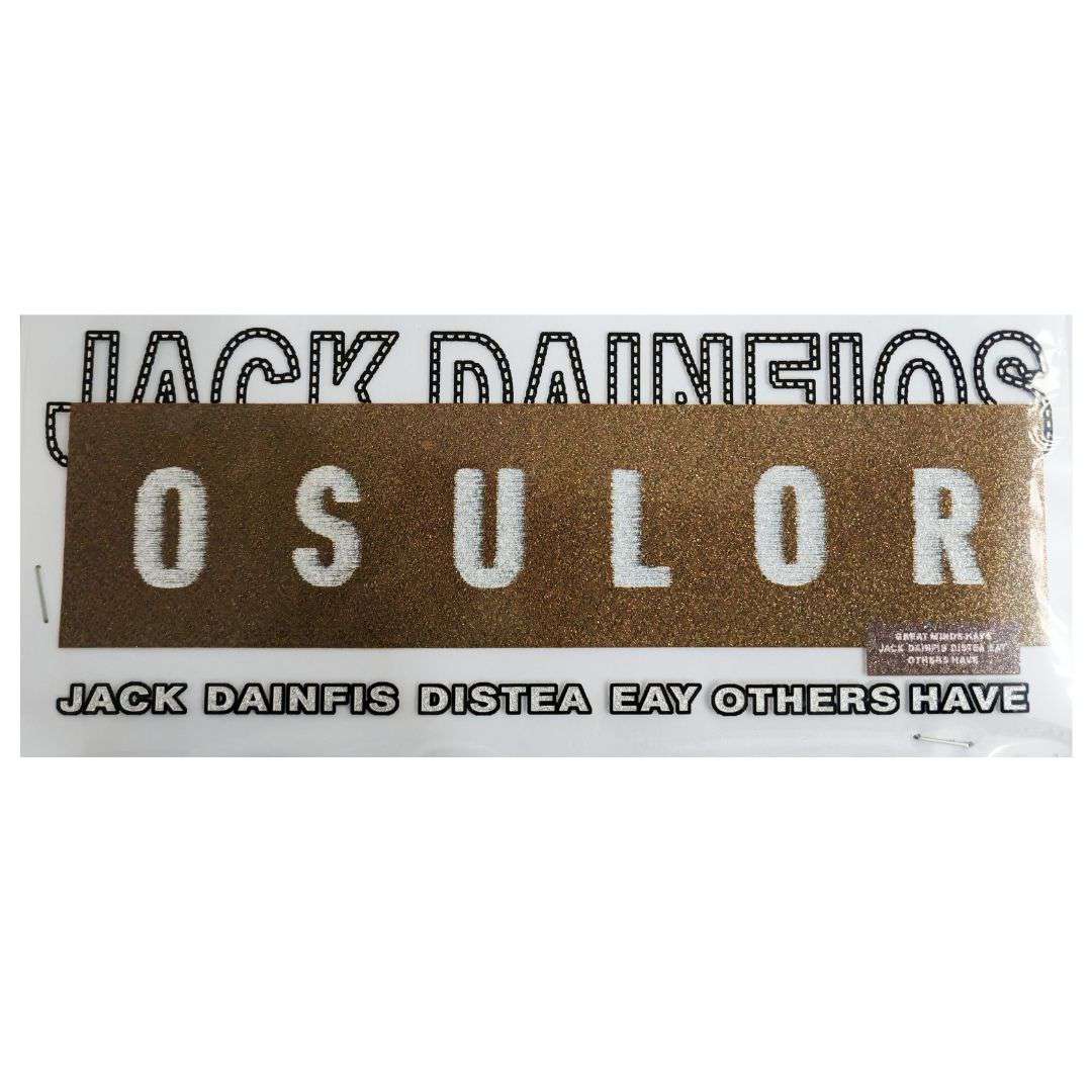 OSULOR Design - DTF Glitter Emboss  Sticker