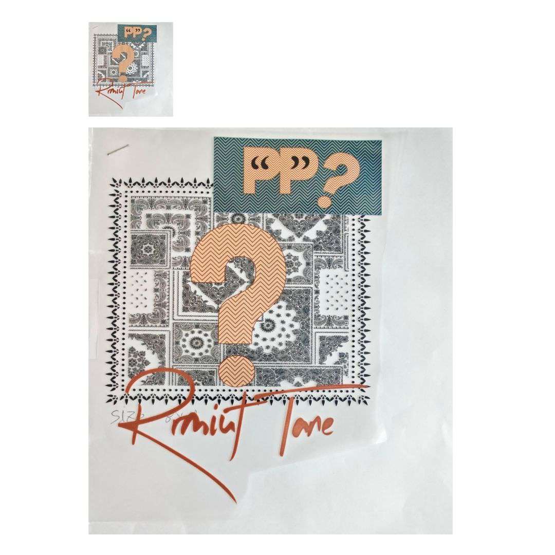 Big PP? Rmiut Tane Design - DTF Glitter Emboss  Sticker