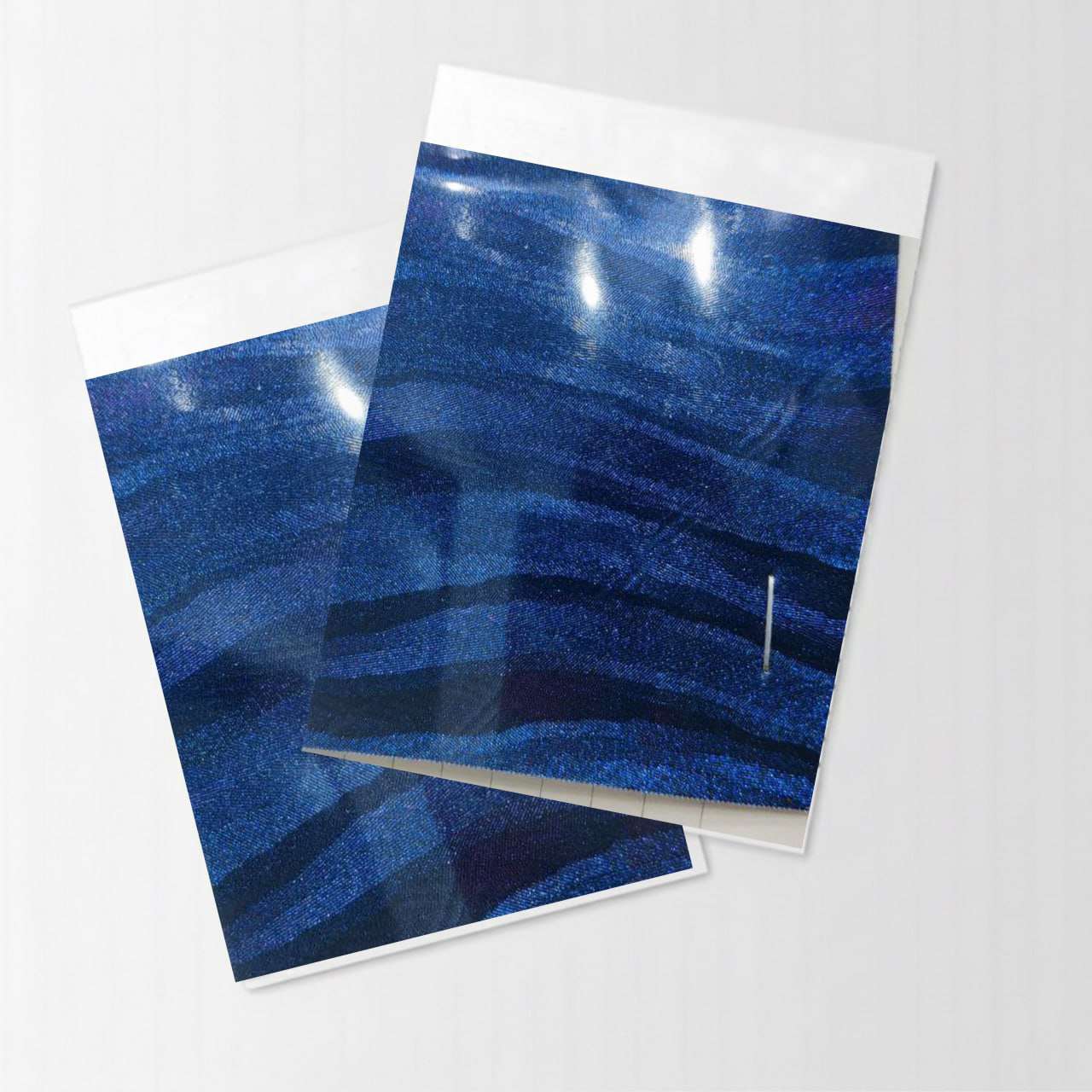 .05mm Ocean Wave Blue and Navy Blue Color High-density 3D Vinyl