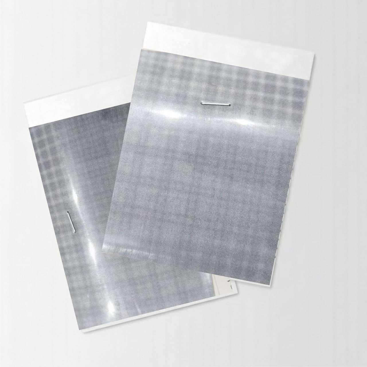 .05mm Check Design Silver Color High-density Vinyl