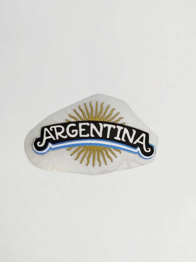Argentina Away Back Sun Silicon Country Logo
