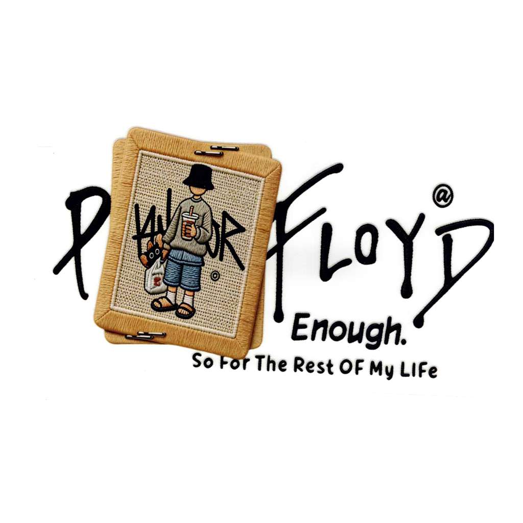 Floyd DTF Emboss Heat transfer Sticker