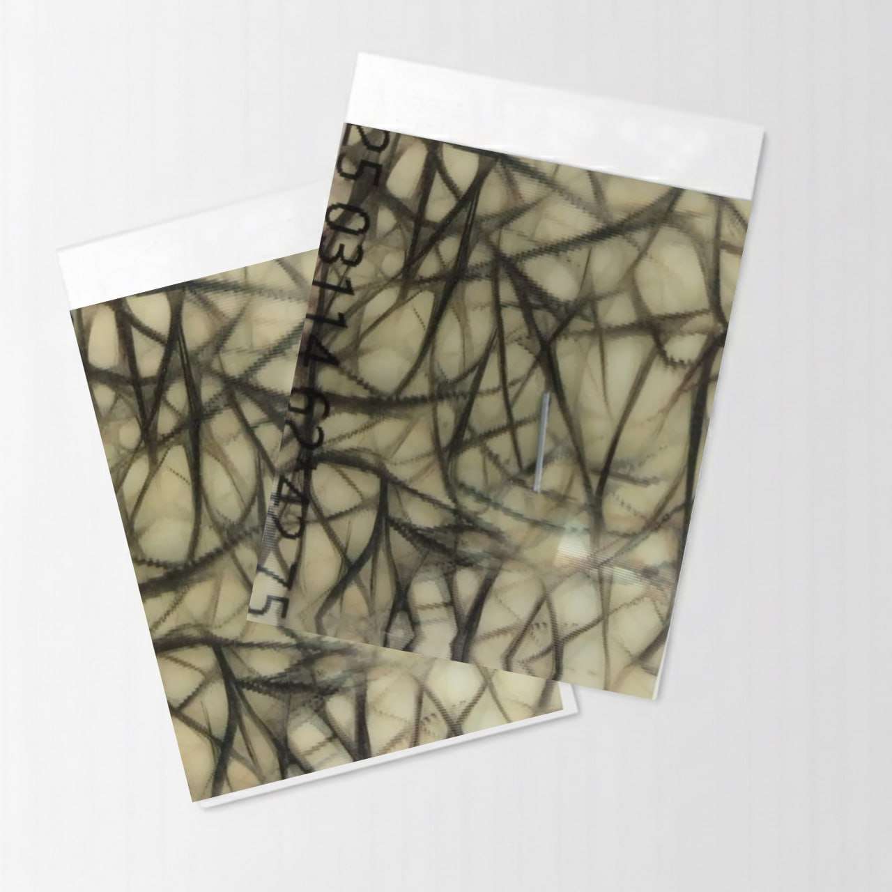 Tree Roots Design Black and Off-White Color 3D Vinyl Sheet