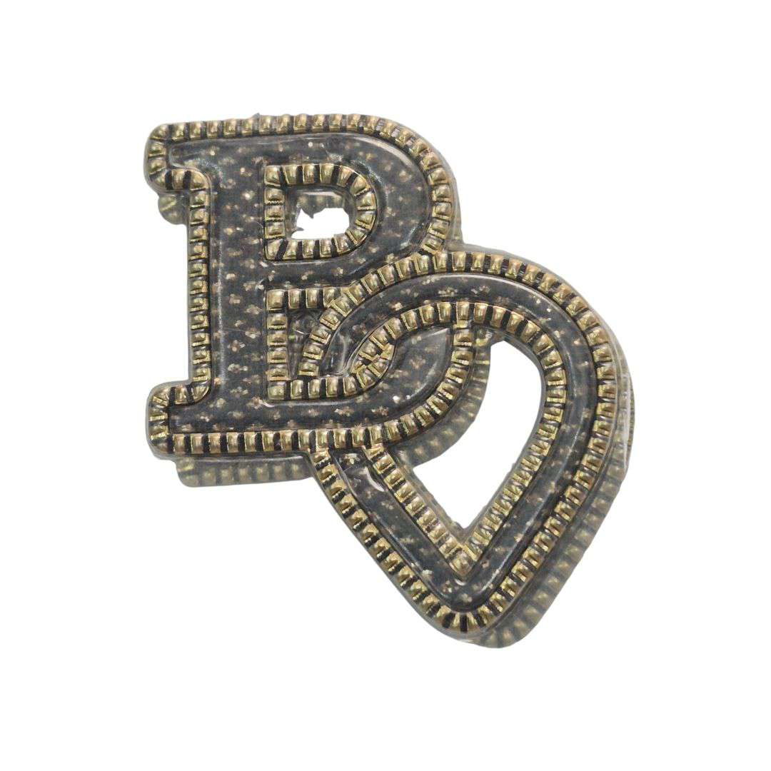 B & Location Icon TPU Glitter Logo
