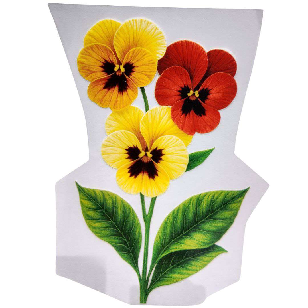 Flower Style 11  Girls DTF Emboss Sticker